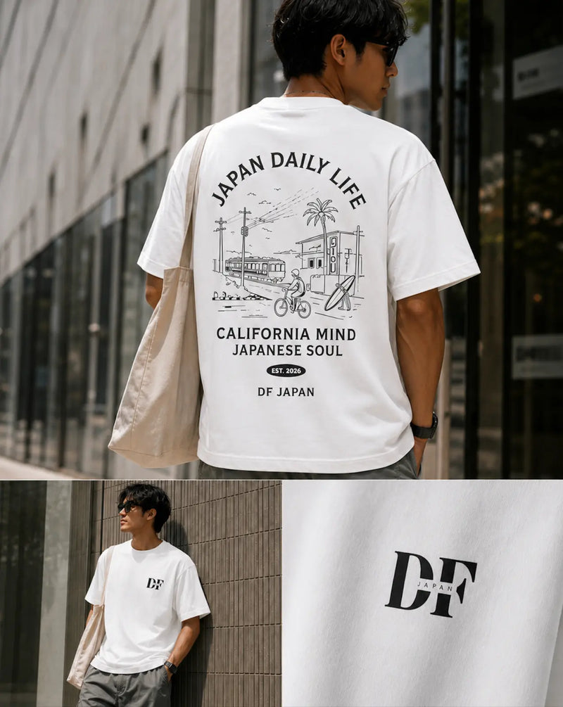 Daily Life Graphic Tee - DFJAPAN  - TS DLGT01DF