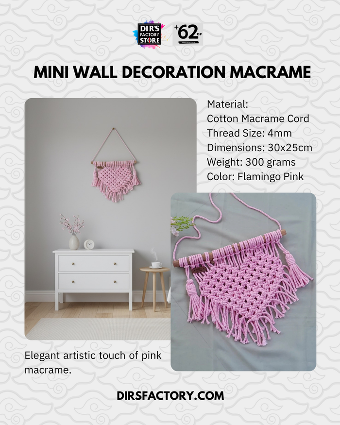 Mini Wall Decoration Macrame