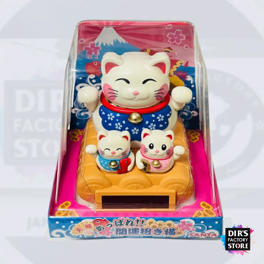 Mxs-016 Maneki Neko - Family Cats (Waving Arm) Souvenir