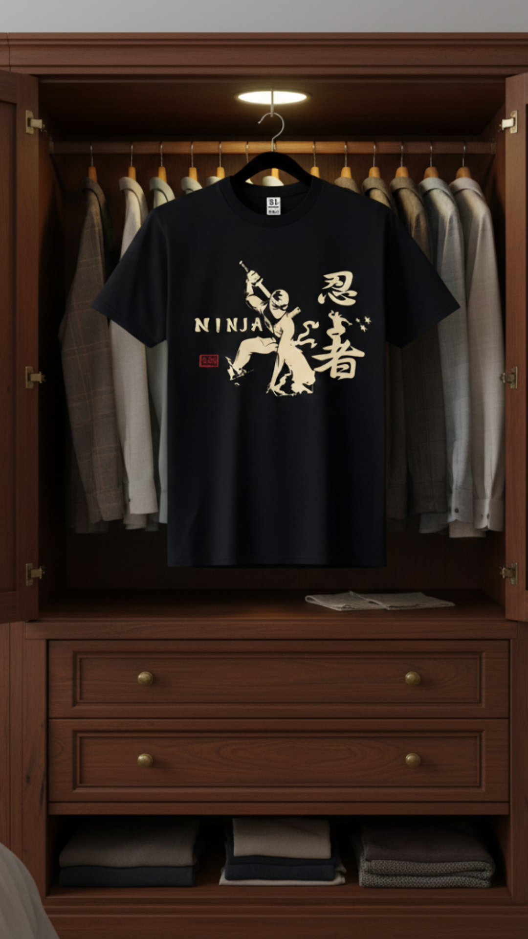 T-Shirt Ninja TS-15P81DF