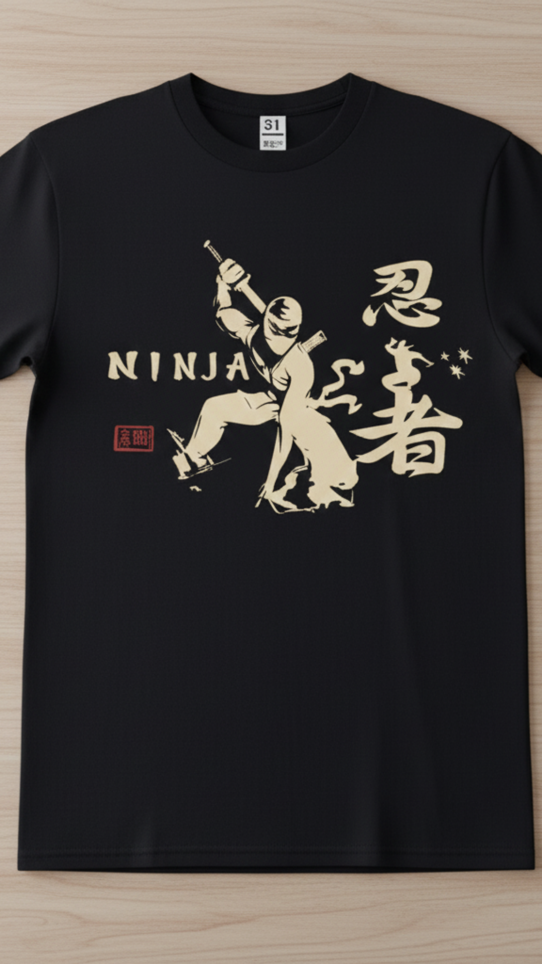 T-Shirt Ninja TS-15P81DF