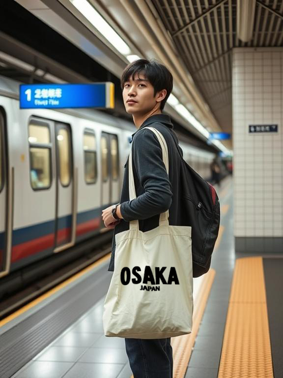 CB03-P81DF Osaka Japan Canvas Bag