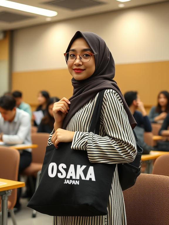 CB03-P81DF Osaka Japan Canvas Bag