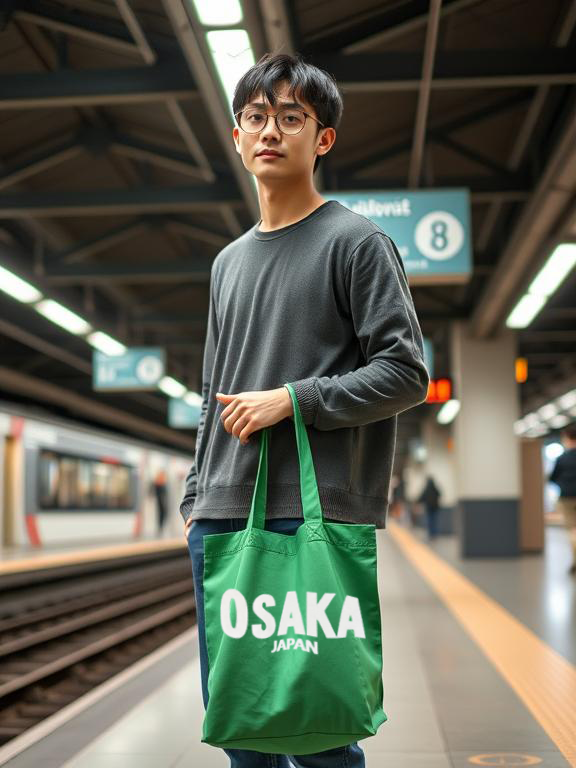 CB03-P81DF Osaka Japan Canvas Bag
