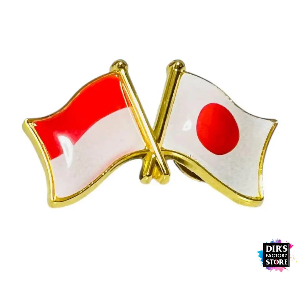 PB-01 Indonesia-Japan Pin Badge Pin Badge