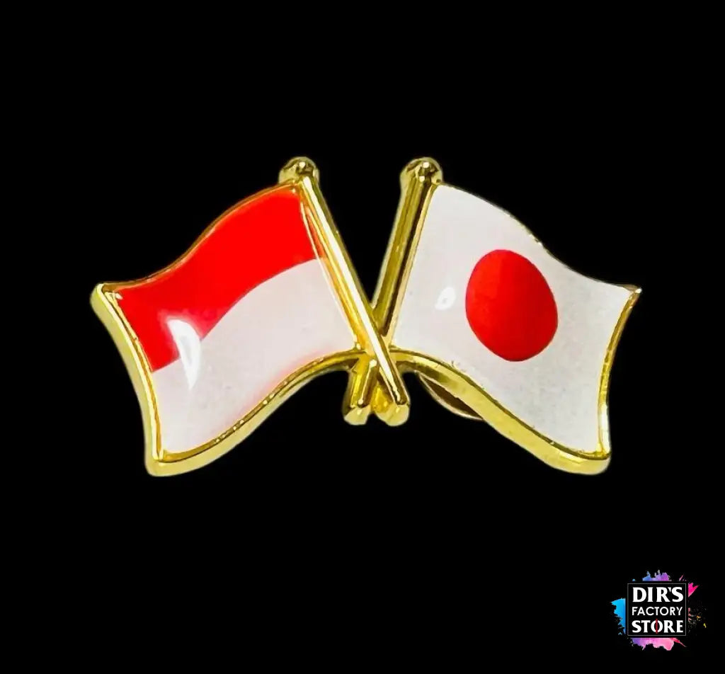 PB-01 Indonesia-Japan Pin Badge Pin Badge