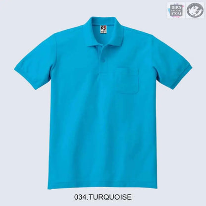 Polo Ts-00100-Vpdf 034.Turquoise Shirts & Tops