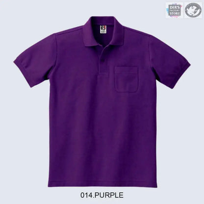 Polo Ts-00100-Vpdf 014.Purple Shirts & Tops