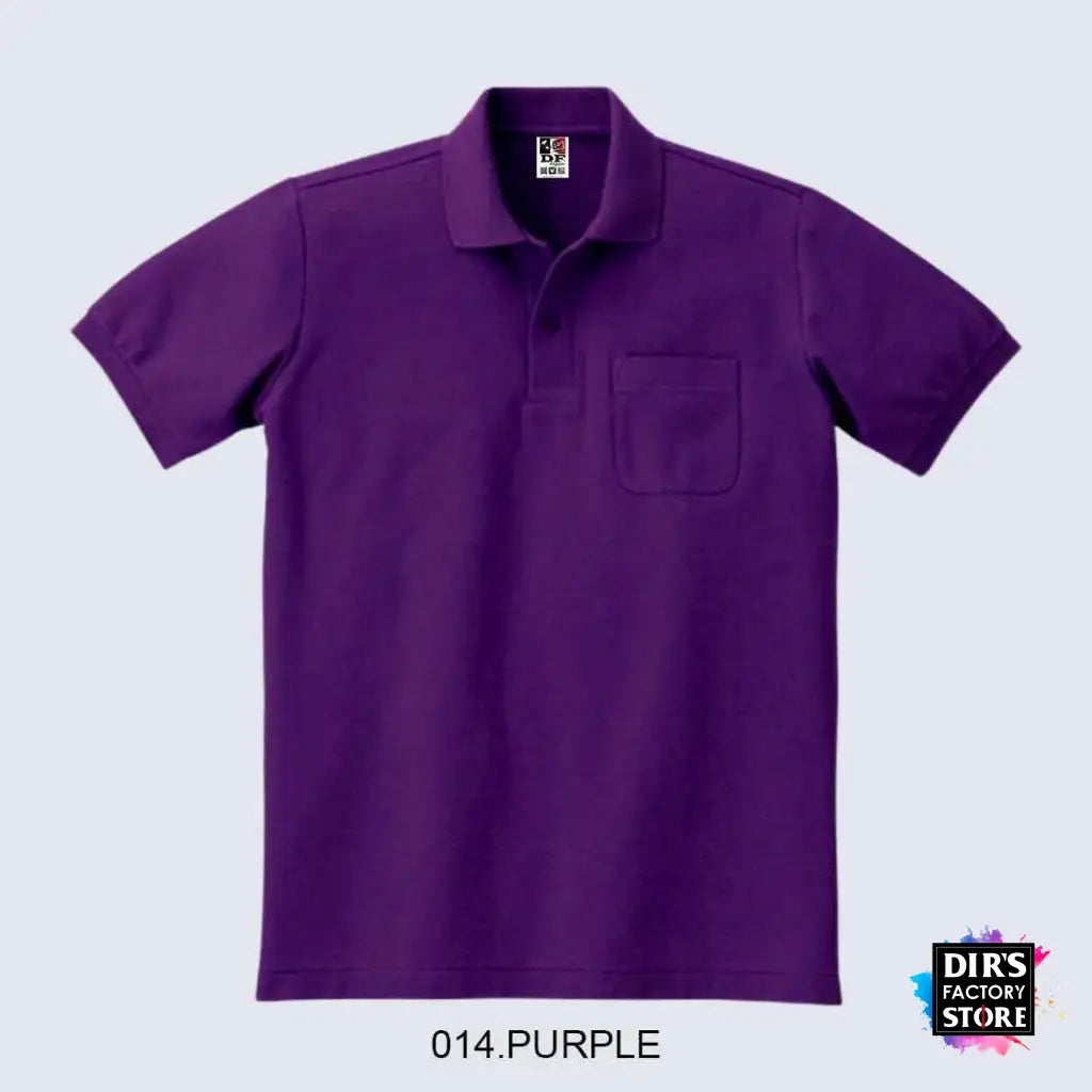 Polo Ts-00100-Vpdf 014.Purple Shirts & Tops