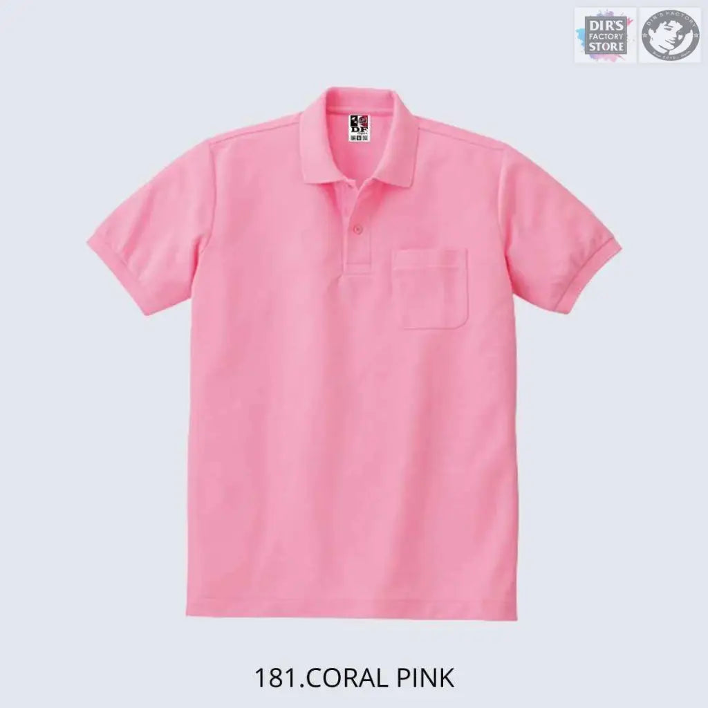 Polo Ts-00100-Vpdf 181.Coral Pink Shirts & Tops