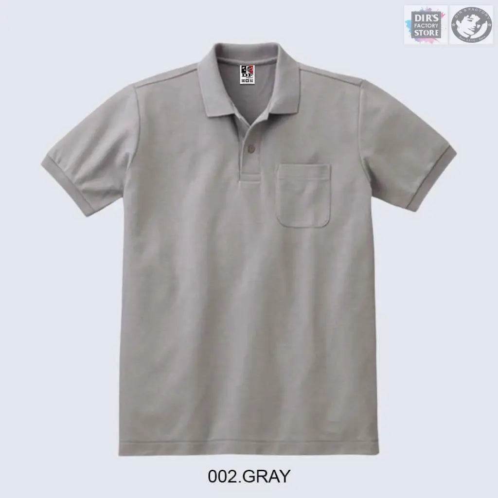 Polo Ts-00100-Vpdf 002.Gray Shirts & Tops