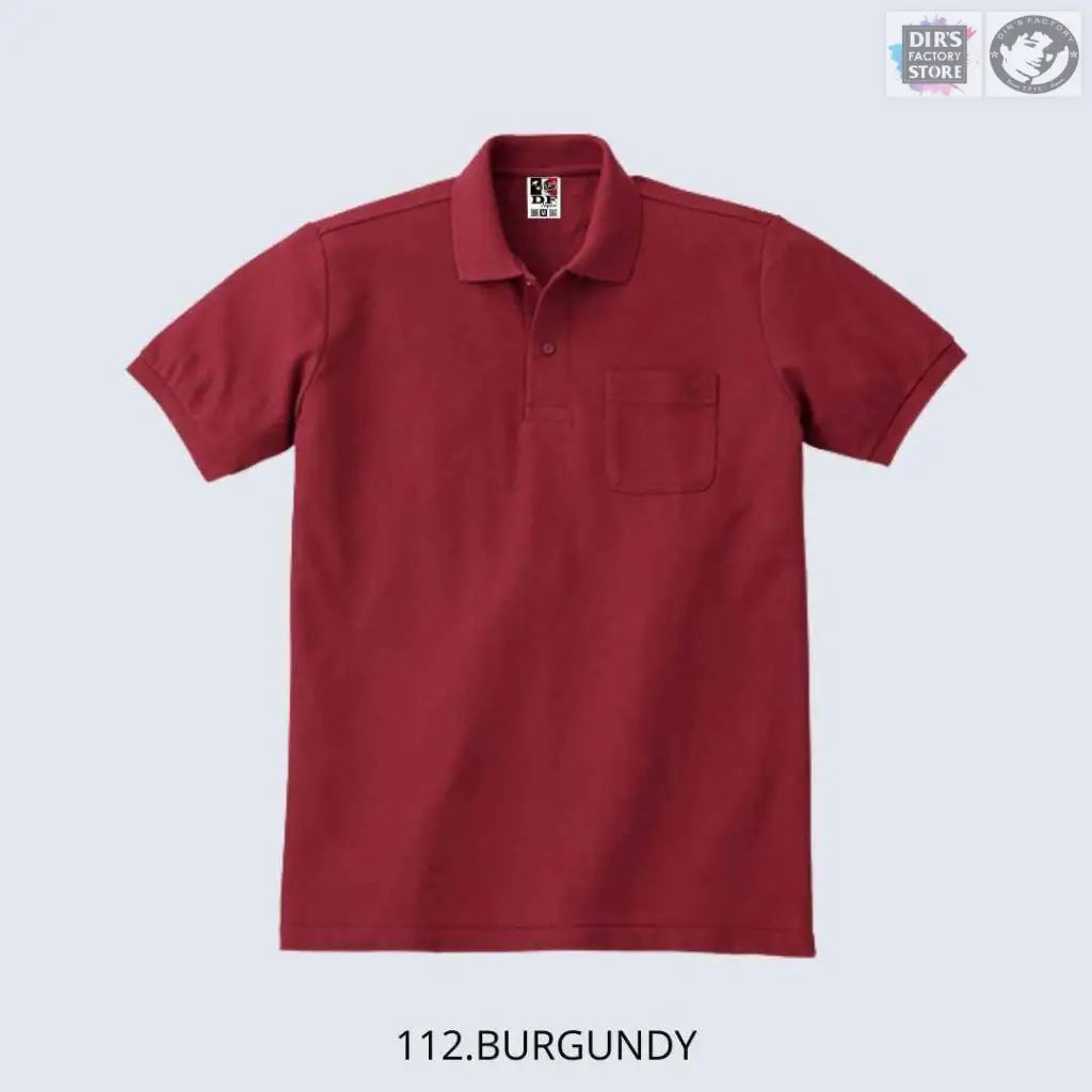 Polo Ts-00100-Vpdf 112.Burgundy Shirts & Tops