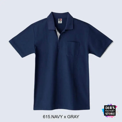 Polo Ts- 00195-Bypdf 615.Navy X Gray Shirts & Tops