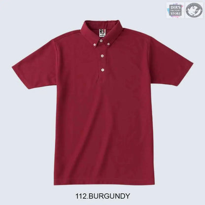Polo Ts-00197-Bdpdf 112.Burgundy / S Shirts & Tops