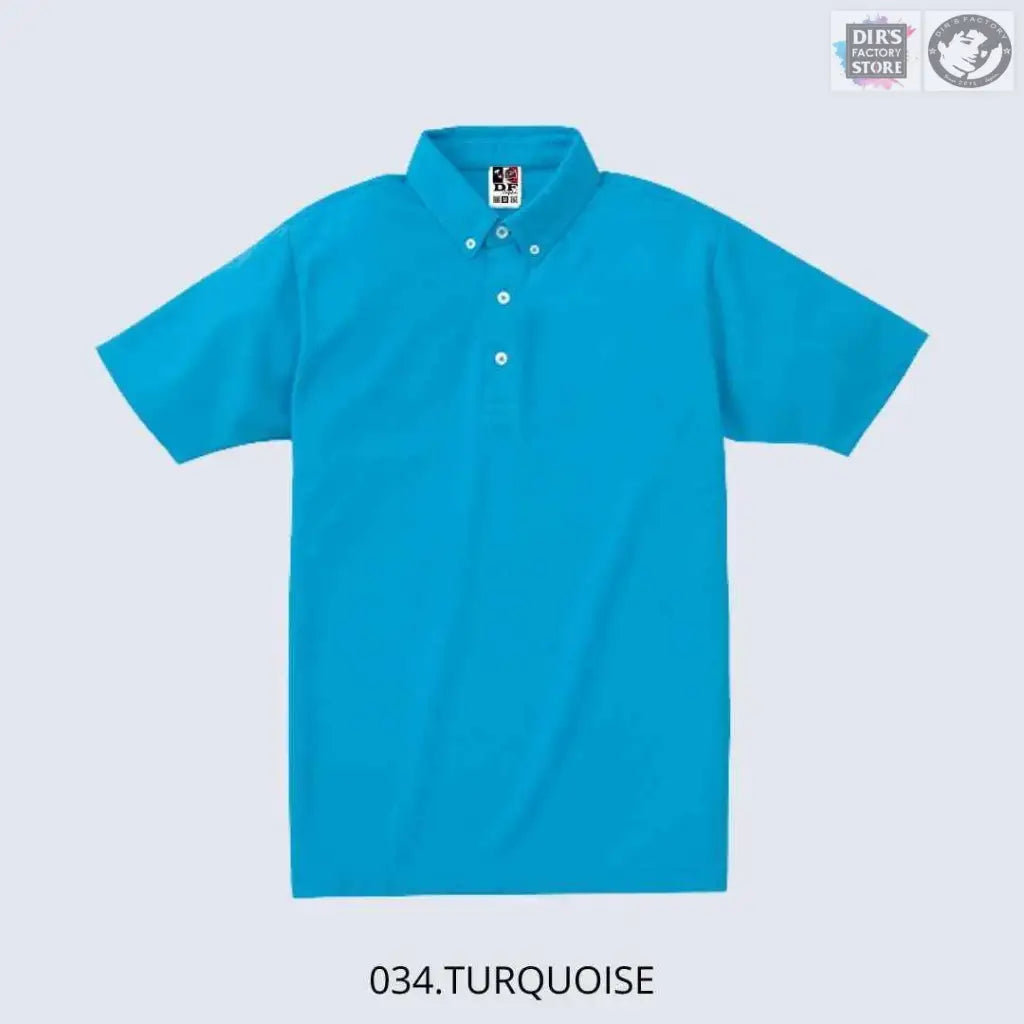 Polo Ts-00197-Bdpdf 034.Turquoise / S Shirts & Tops