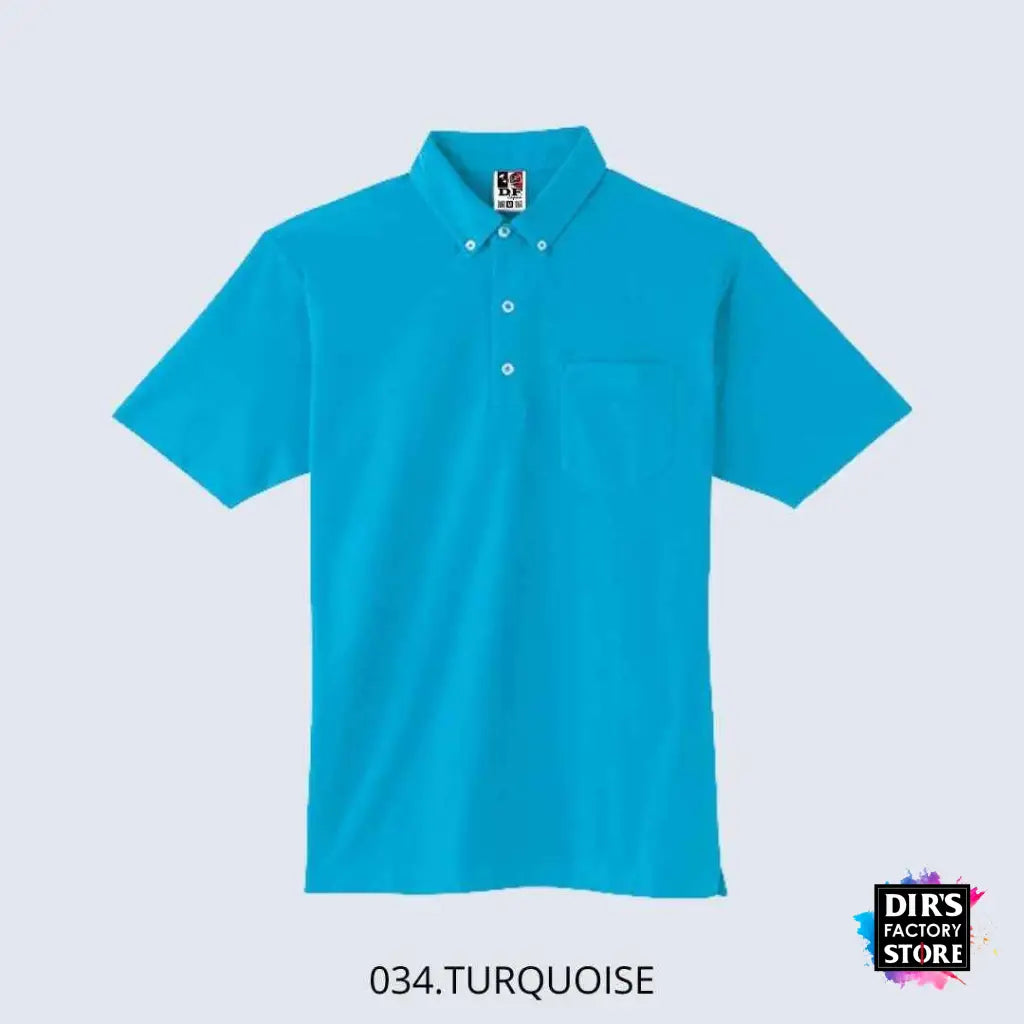 Polo Ts 00198-Bdqdf 034.Turquoise / S Shirts & Tops