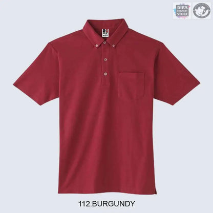Polo Ts 00198-Bdqdf 112.Burgundy / S Shirts & Tops