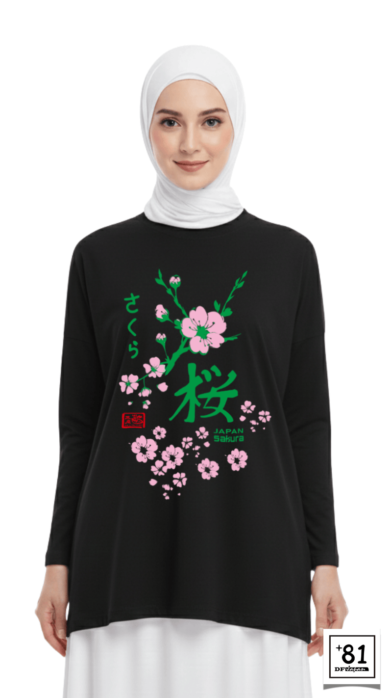 T-SHIRT JAPAN SAKURA TL-40P81DF