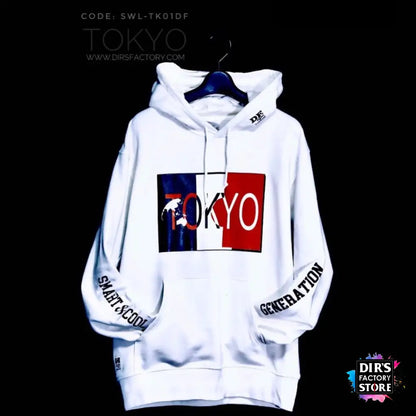 Swl-Tk01Df Tokyo 001.White / Xs Sweatshirt Hoodie