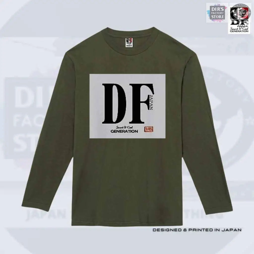 Tl-03Dfj Df Japan Namigata 037.Army Green Shirts & Tops