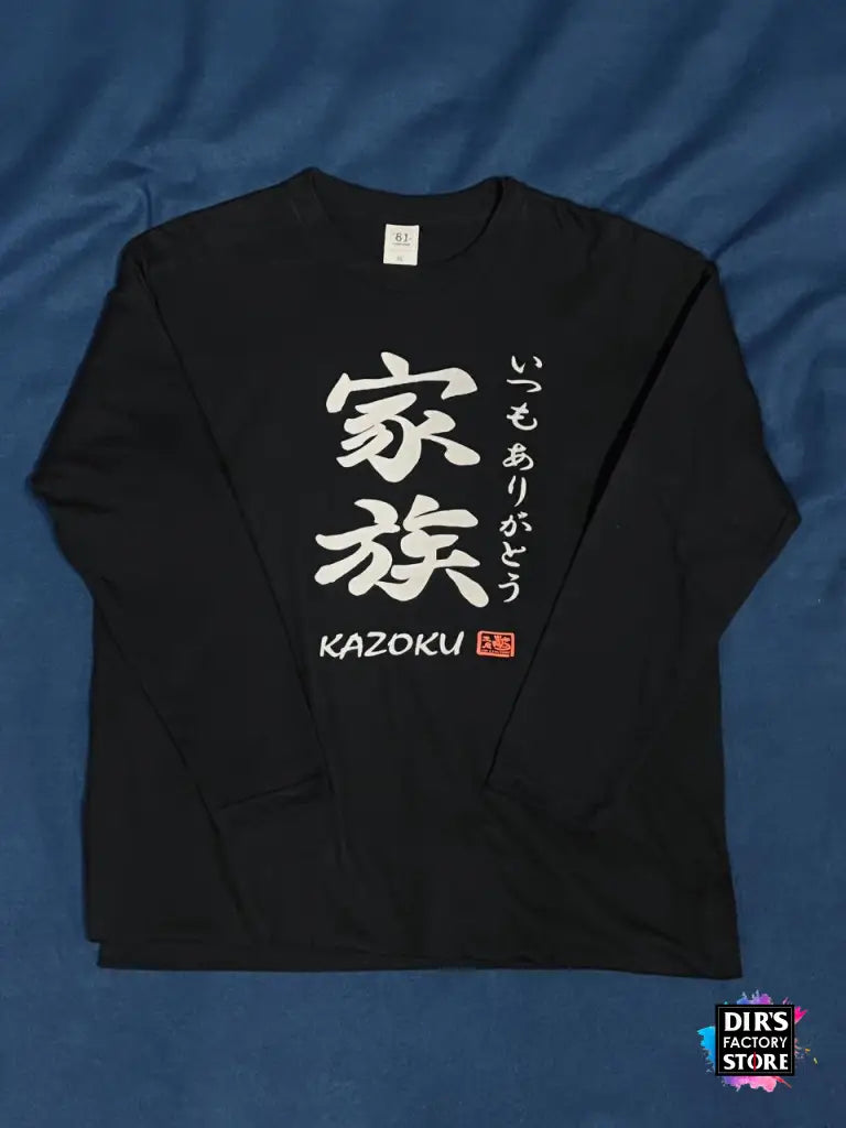 Tl-12P81Df Kanji Kazoku Shirts & Tops