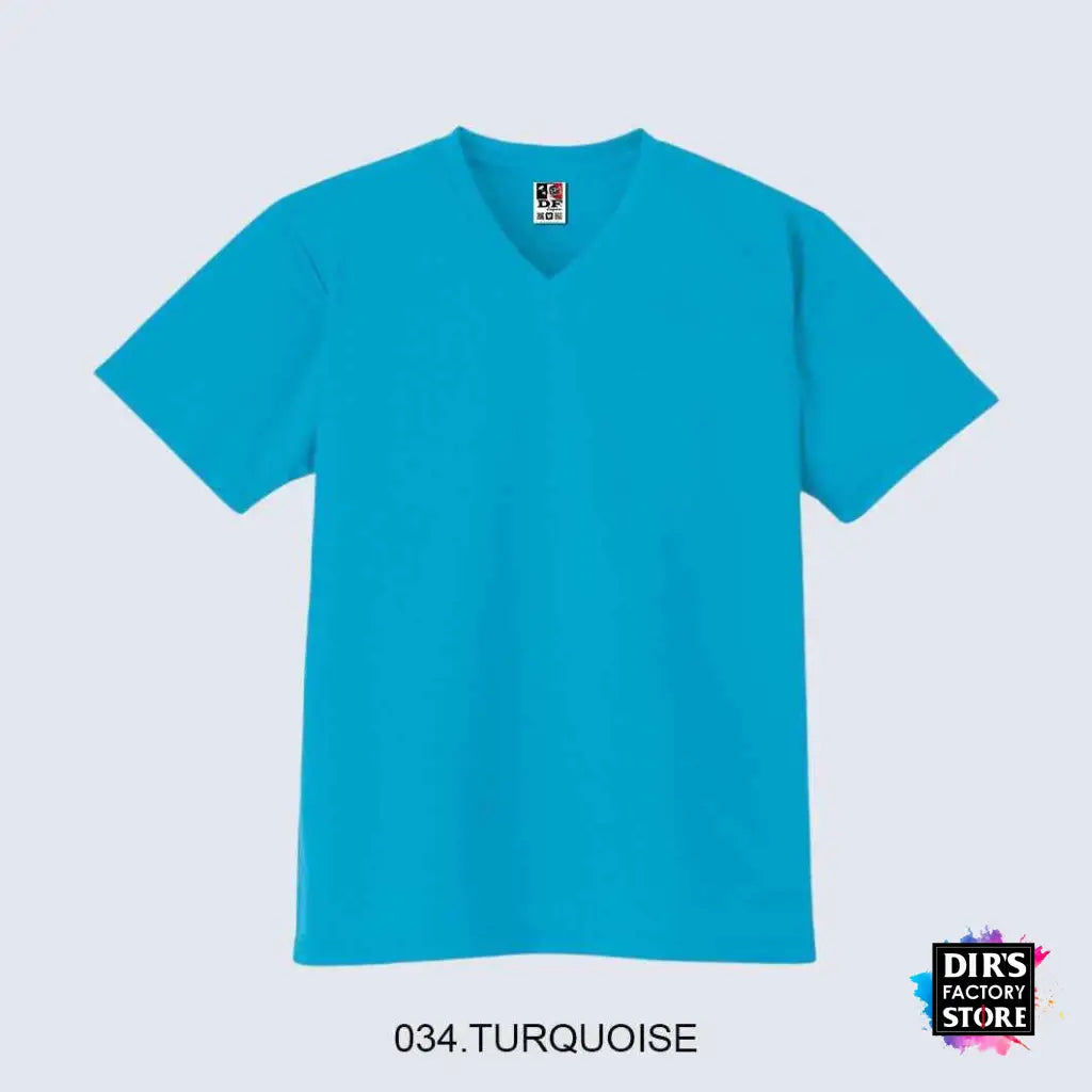 Ts-00337-Avtdf 034.Turquoise / S Shirts & Tops