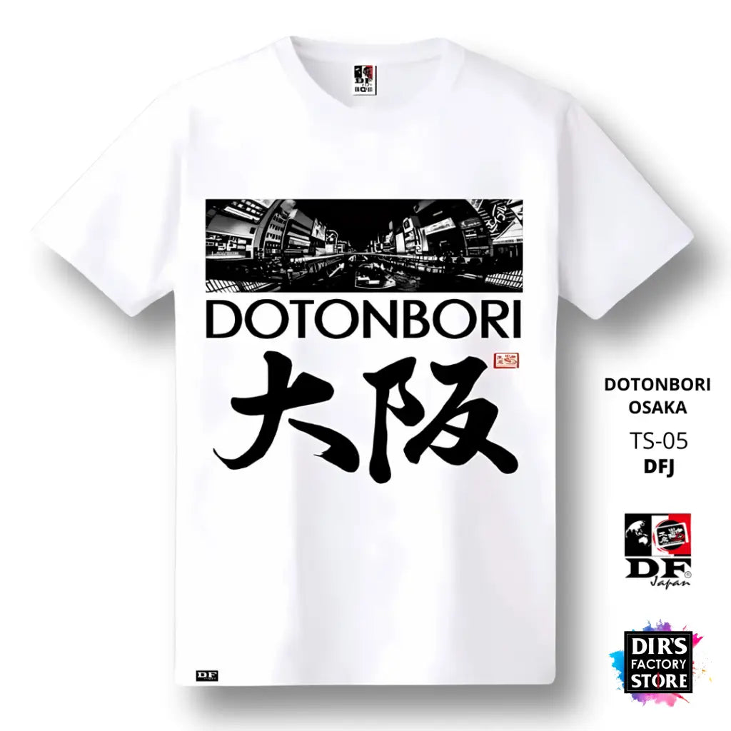 Ts-05Dfj Dotonbori Osaka Shirts & Tops