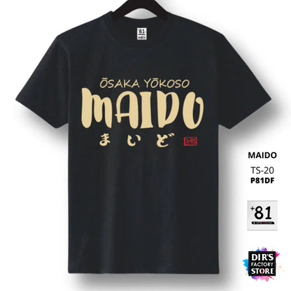 Ts-20P81Df Maido Basic 4.0Oz / Black 100 Shirts & Tops