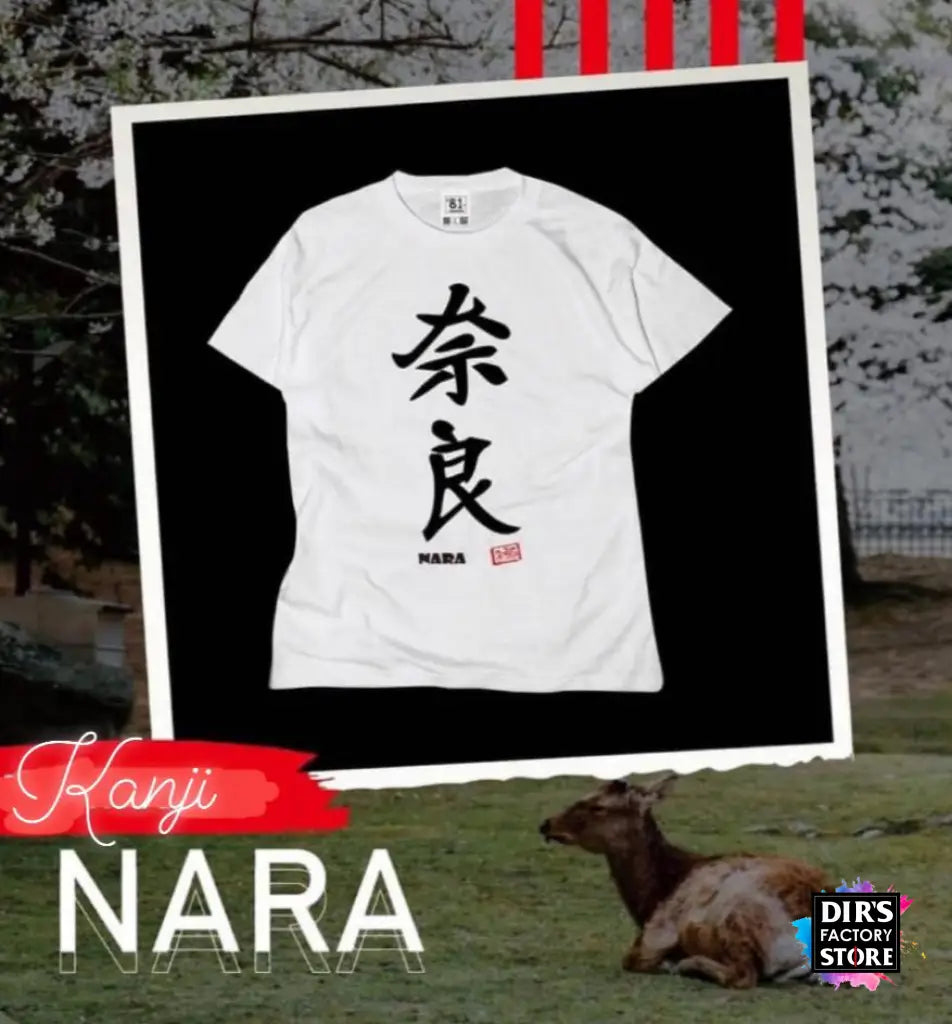 Ts-47P81Df Kanji Nara Shirts & Tops