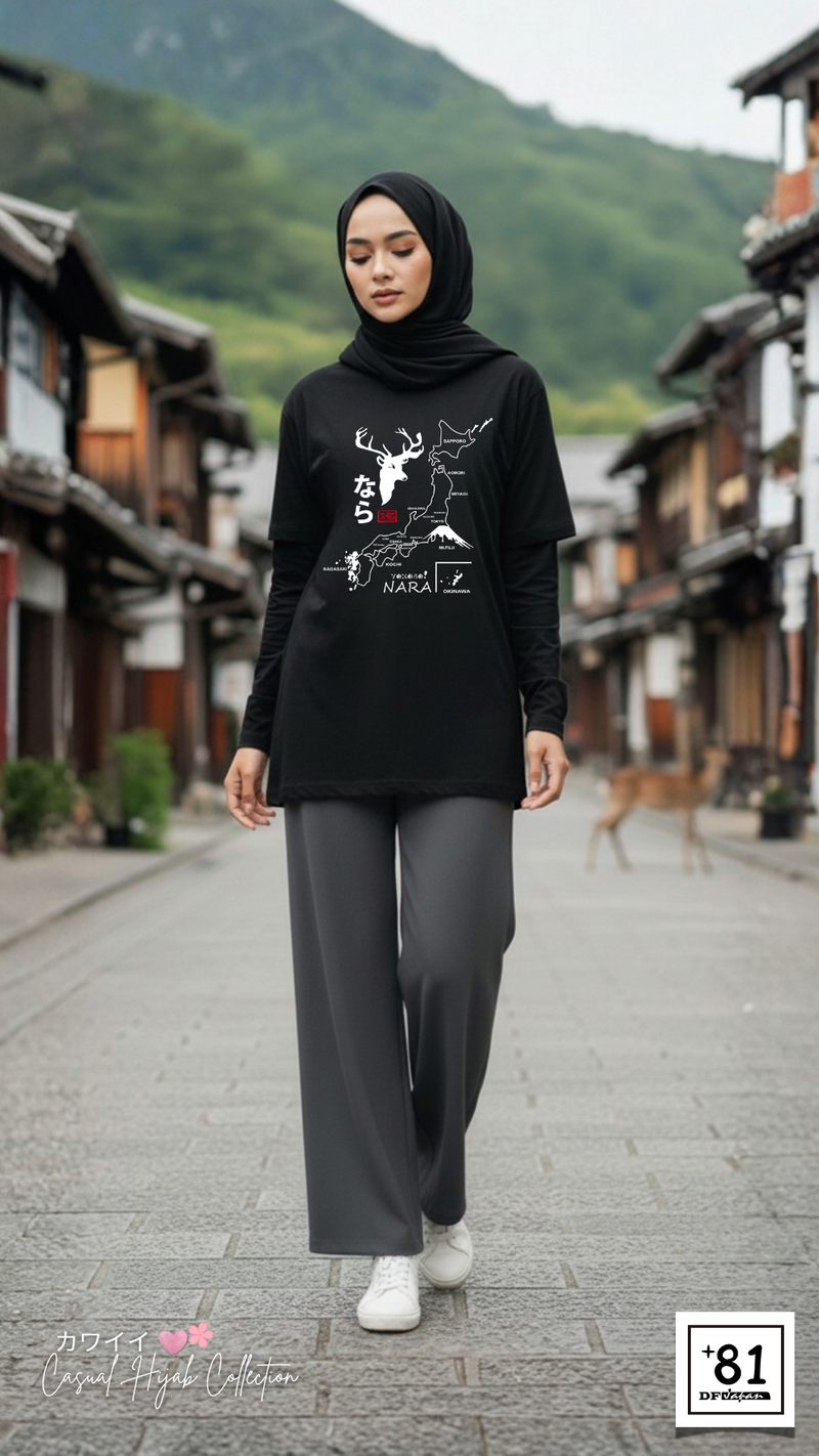 تي شيرت TS-17P81DF Yokoso Nara