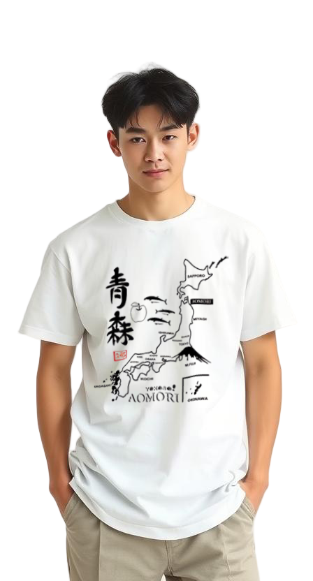 T-Shirt Yokoso Aomori TS-01P81DF